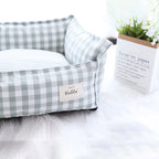 Soft Warm Pet Dog Bed Cat Bed Removable Washable Cotton Linen Nest Small Medium Large Dogs Comfortable Sleeping Mat Pet Supplies